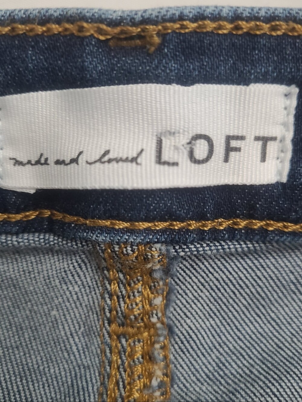 Loft Slim Curvy Flare Jeans.  33/16 - Picture 3 of 4